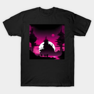 Sci fi Atompunk aesthetic T-Shirt